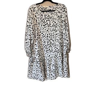 Jade by Jane "Loved By You" Leopard Mini Dress Large EUC